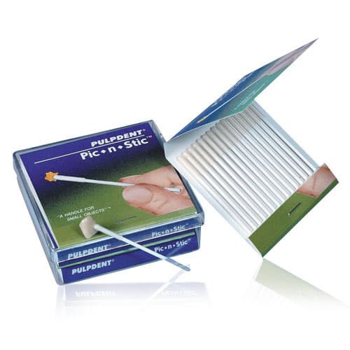 Pic-n-Stic Plastic Applicators, 2-1/2" Long, 2 mm Diameter, Adhesive Tip, White, 60/Box, PIC thumbnail 15