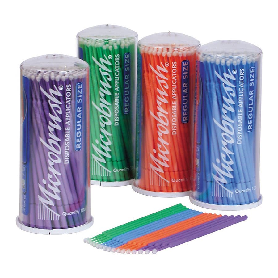 Microbrush Tube Series Disposable Micro Applicators, Regular (2.0 mm), Green, 100/Tube, MRG400 thumbnail 6