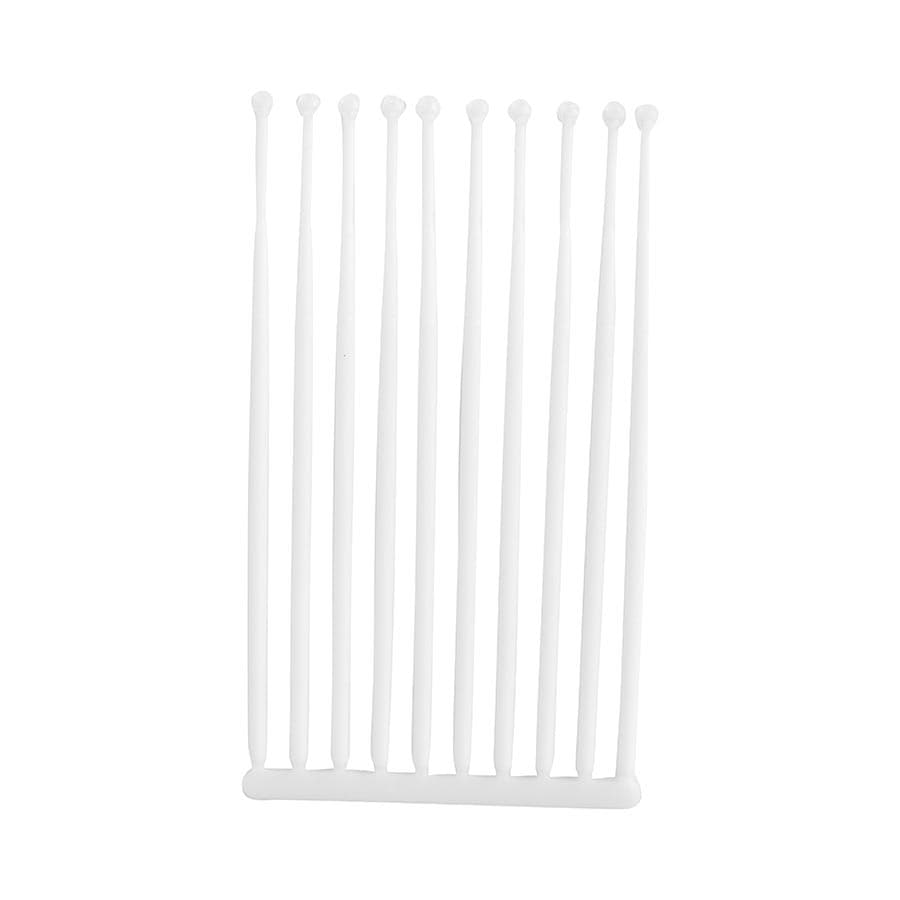 Plasdent Sticky Applicators, White, 4 1/2" Long, Bendable, 60/Box, 8303-1 thumbnail 2