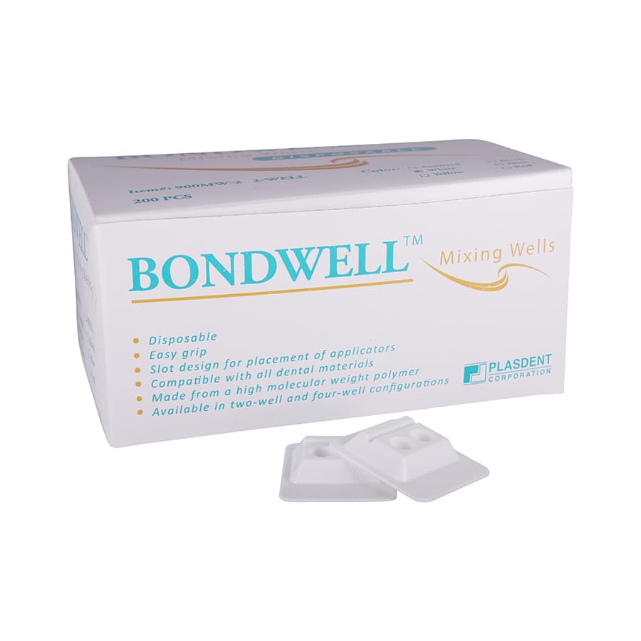Bondwell Disposable Mixing Wells, 2-Well, White, 200/Pk, 900MW-2 thumbnail 13