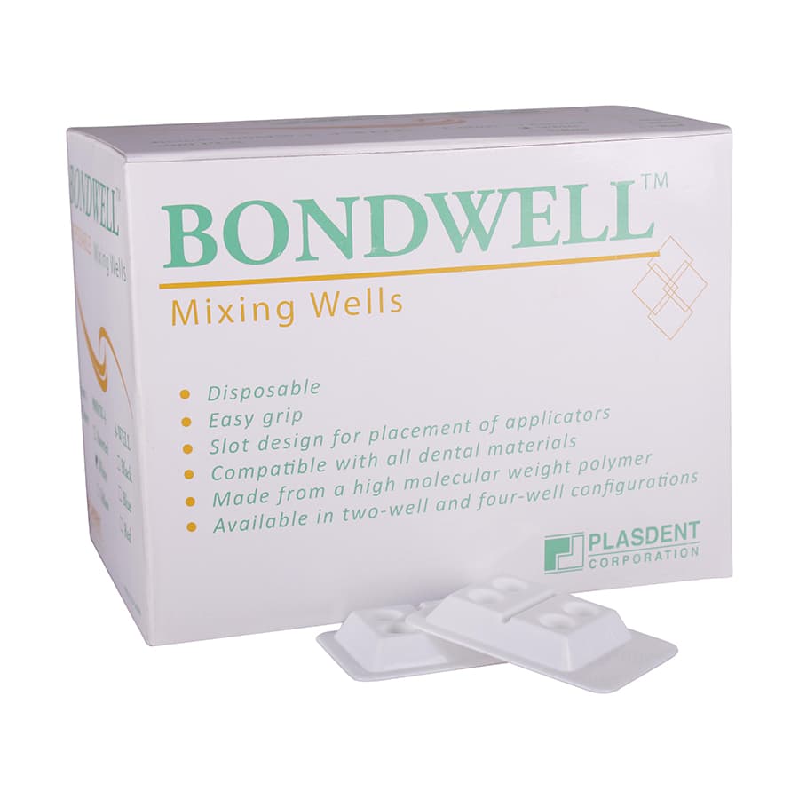 Bondwell Disposable Mixing Wells, 4-Well, White, 200/Pk, 900MW-4 thumbnail 3