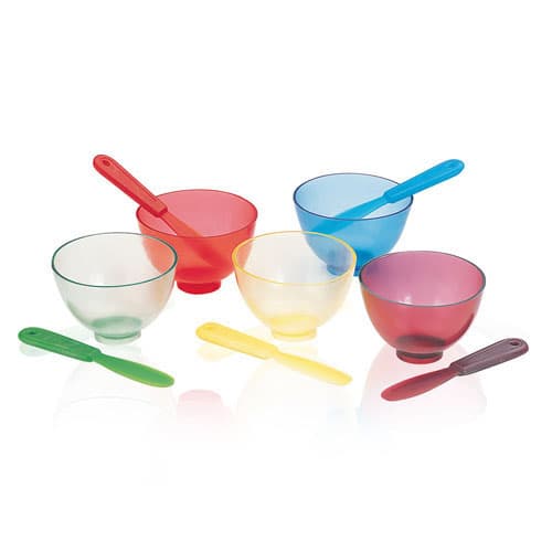 Plasdent Spectrum Flowbowl Large Mixing Bowl, 600cc, Light Blue, 904MBL-2 - Spectrum Flowbowl Large Lt. Blue - Image 1