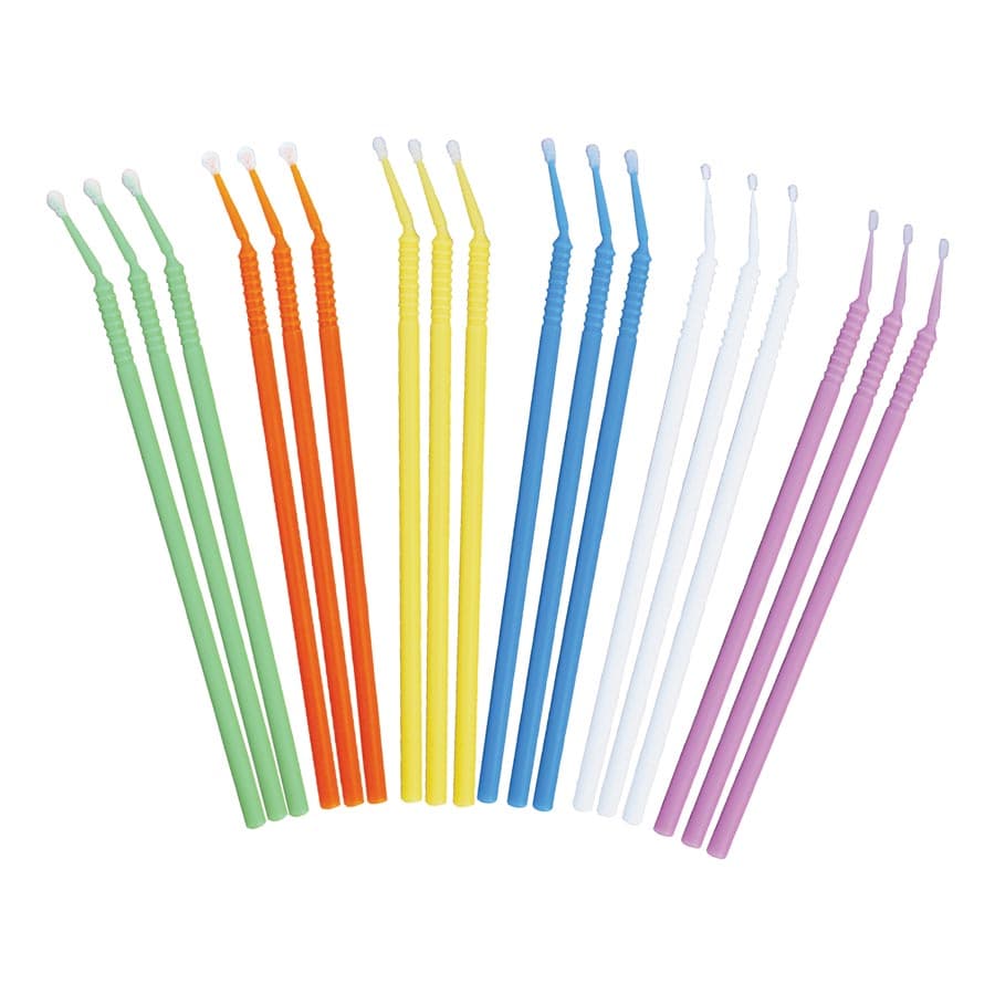 TPC Advanced Technology Disposable Micro Applicators, Regular Tips, Green & Orange, 400/Box, M6500-R thumbnail 2