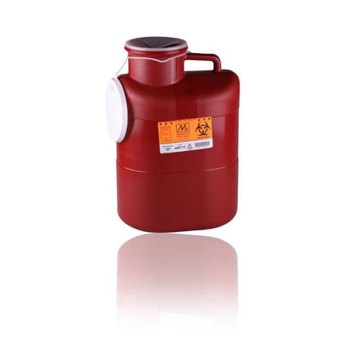Medegen Sharps-Tainer Locking Sharps Container, Wide Opening, X-Large, 23 qt, 187 - Sharps-Tainer Locking Sharps Container Wide Opening 23qt X-Large 187 - Image 1