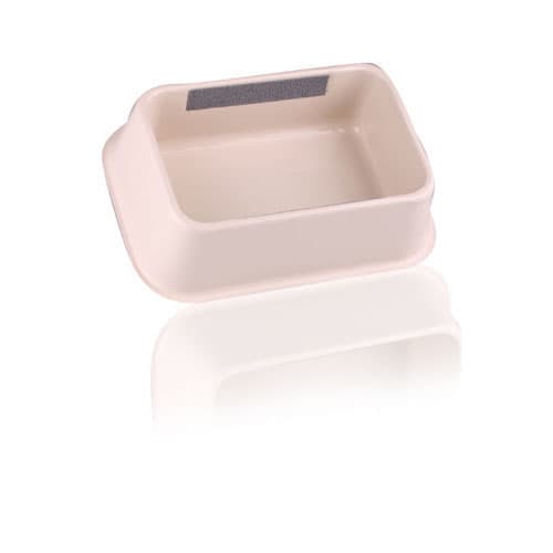 SharpSafety Sharps Container Holder, Almond, 7.75 x 11 x 3.25 in, for 2-Gallon Containers, with Adhesive Strip, Reusable, 8974 thumbnail 2