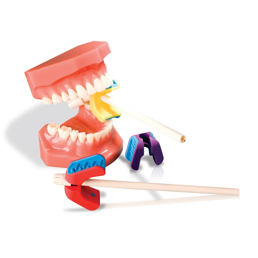Practicon Soft-Prop™ Edentulous Mouth Prop, Medium, Green/Blue, Autoclavable, Latex-Free, 1 Each, 7102413 thumbnail 4