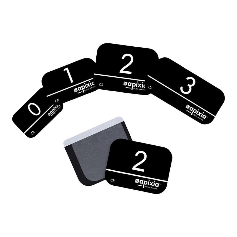 Apixia Phosphor Plates, Size 1, 4/Box, ScanX Compatible - Apixia Phosphor Plates 4/Each - Image 1