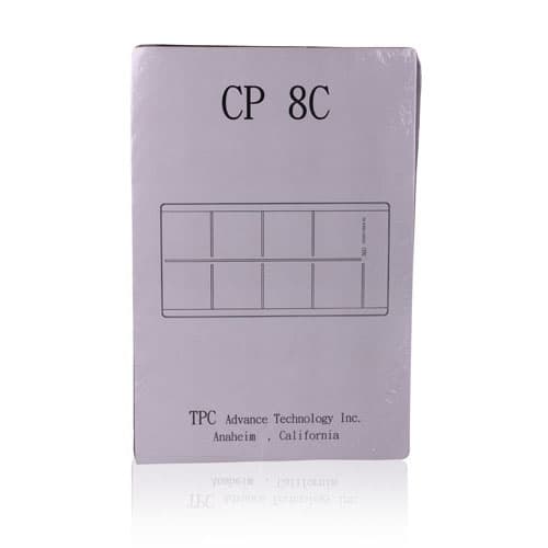 TPC Clear Pocket X-Ray Film Mount, 8 Windows Convertible, Size 2, 100/Box, CP8C thumbnail 2