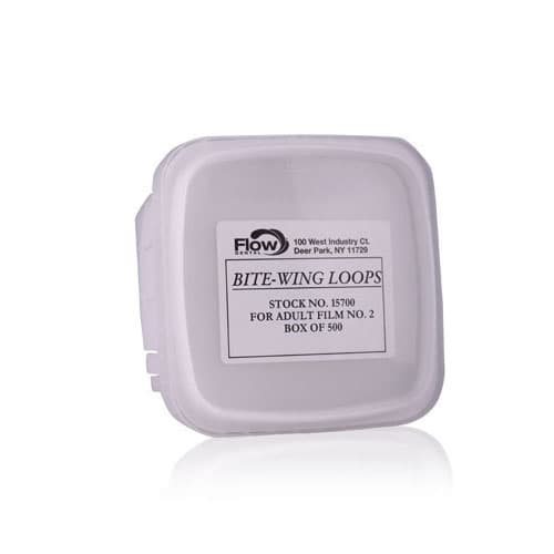 Flow Dental Loop-EZ Bite Wing Loops, Child Size (for Size 0 Film), 500/Box - Bite Wing Loops "Loop-EZ" - Child - Image 1
