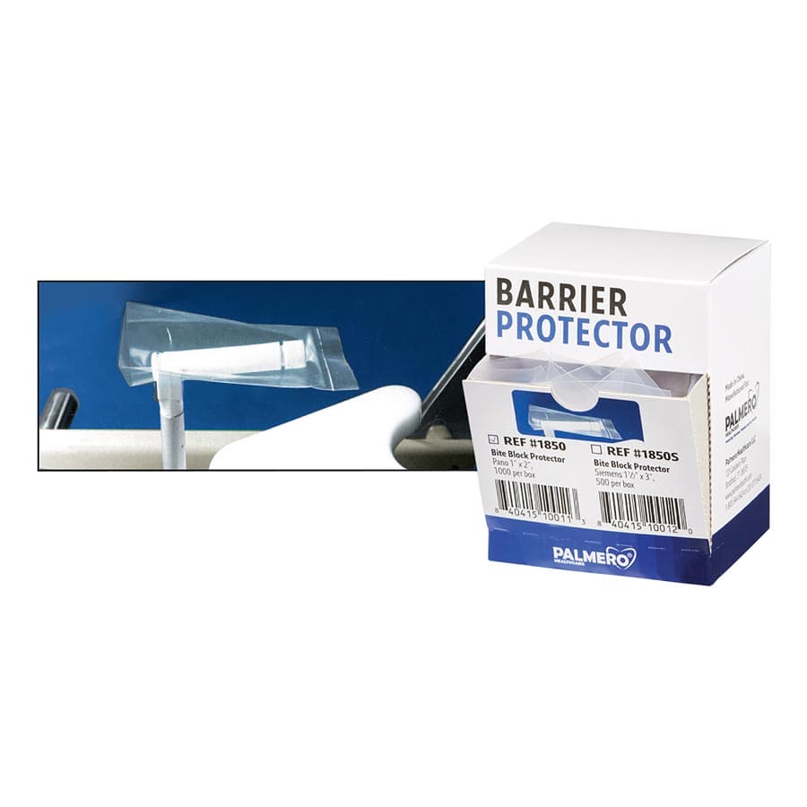Palmero Bite Block Protector for Panoramic X-Ray Machine, 1" x 2", Clear, Latex-Free, 1000/Pk, #1850 thumbnail 12