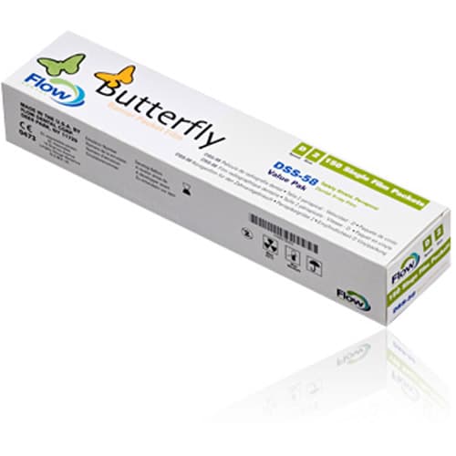 Flow Dental Butterfly Packet Film DSS-58 D #2 19600, 100/Box - Flow Dental - Butterfly Packet Film - Image 1