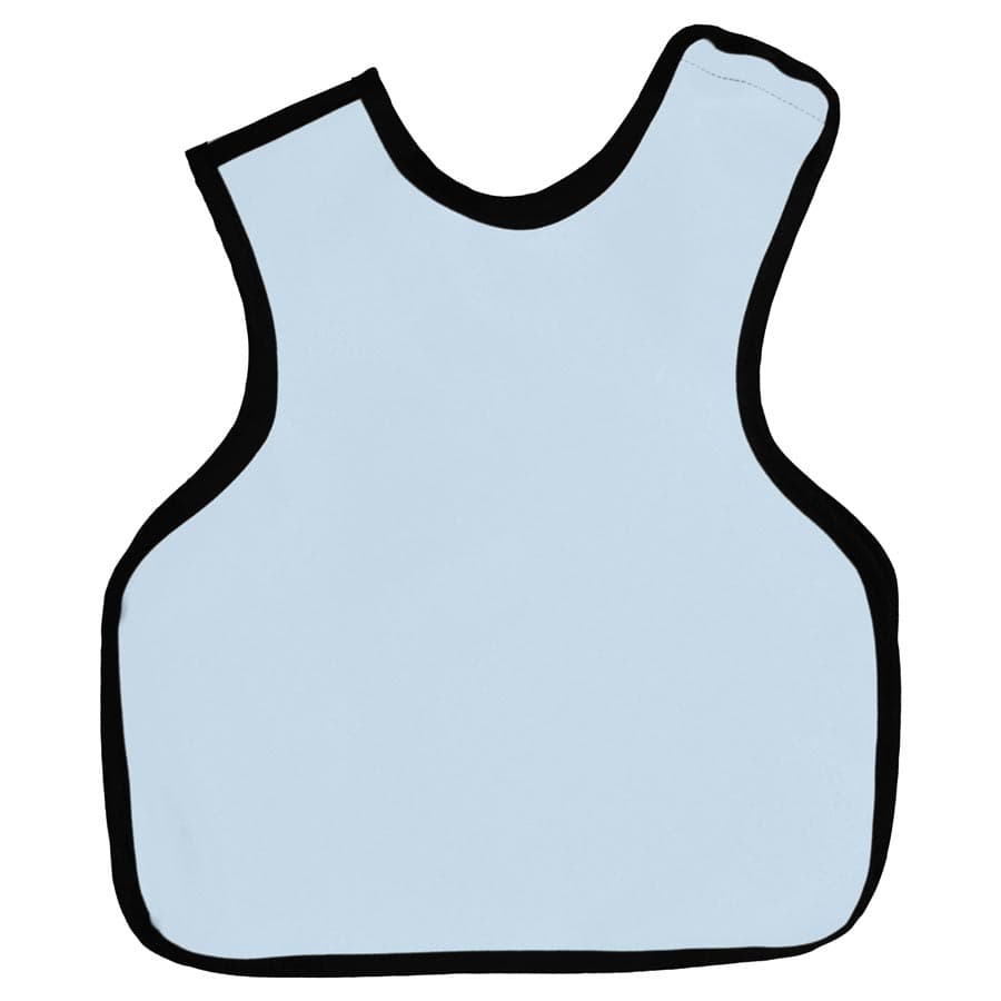 Cling Shield Lead-Free Pano Dual Apron without Collar, Adult, Blue, 0.3mm, 22.5" x 26.5" thumbnail 2