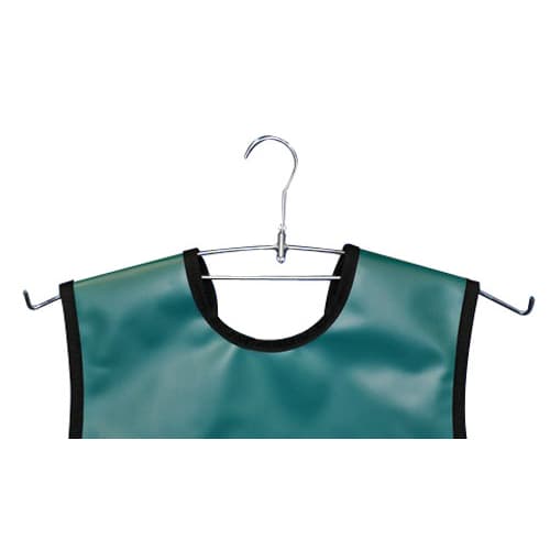 Palmero Deluxe Coat Panoramic Apron Hanger, Chrome-Coated Steel, 21" x 9.25", 1/Pkg thumbnail 3