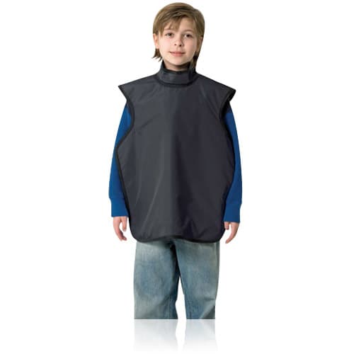 Kerr TotalCare Xenolite NL Lead-Free Child X-Ray Apron with Collar, Charcoal Microfiber, 20" x 21", 31354DX thumbnail 8