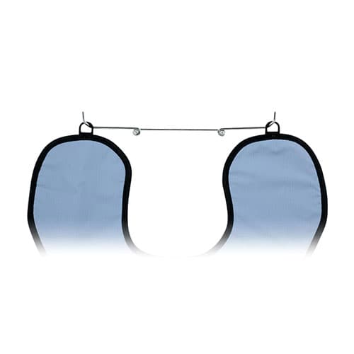 Kerr TotalCare Wall Mount X-Ray Apron Hanger, Chrome-Plated Steel, 14"W x 1-1/4"D, 31400DX thumbnail 6