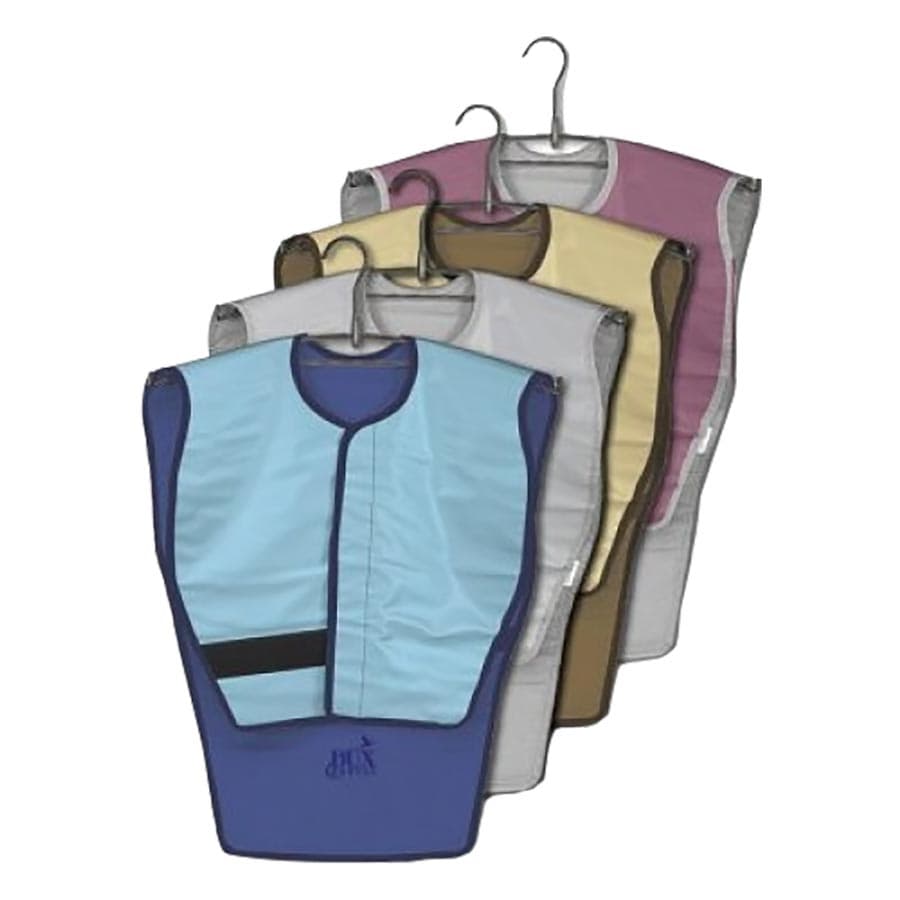 Kerr TotalCare Dux Leaded X-Ray Apron Panoramic Poncho, Adult, Blue, 0.3 mm Lead Equivalency, 31490 thumbnail 9