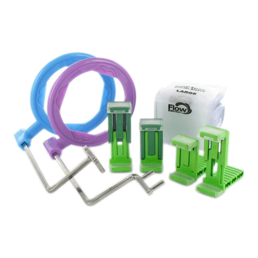 Sensibles™ Econo Starter Kit (40901) - Universal Sensor Positioning System with 2 Large & 2 Medium Bite Blocks, Anterior & Posterior Arms and Rings, 25 Comfees Deluxe Sensor Sleeves thumbnail 3