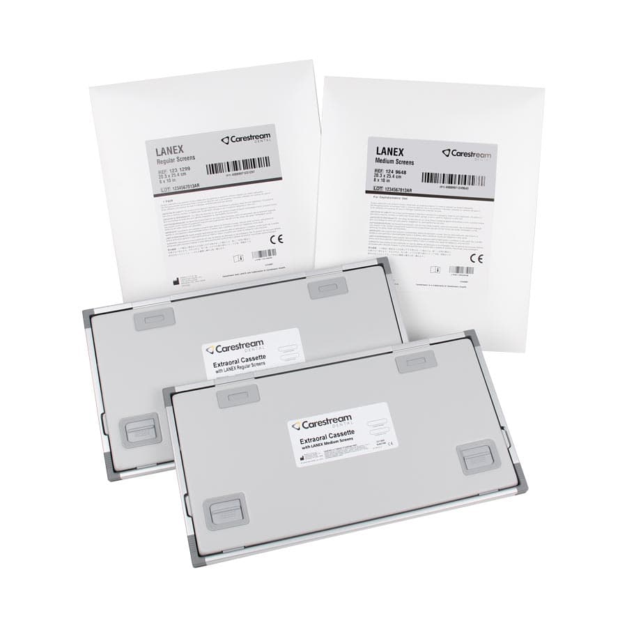 Lanex Intensifying Screens, Regular, Hinged, 15 x 30 cm, Green Sensitive, 1/Pkg thumbnail 3