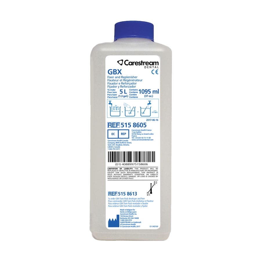 Carestream Health GBX Fixer and Replenisher, 5 Liter Bottle, Makes 5L, 5158605 thumbnail 7