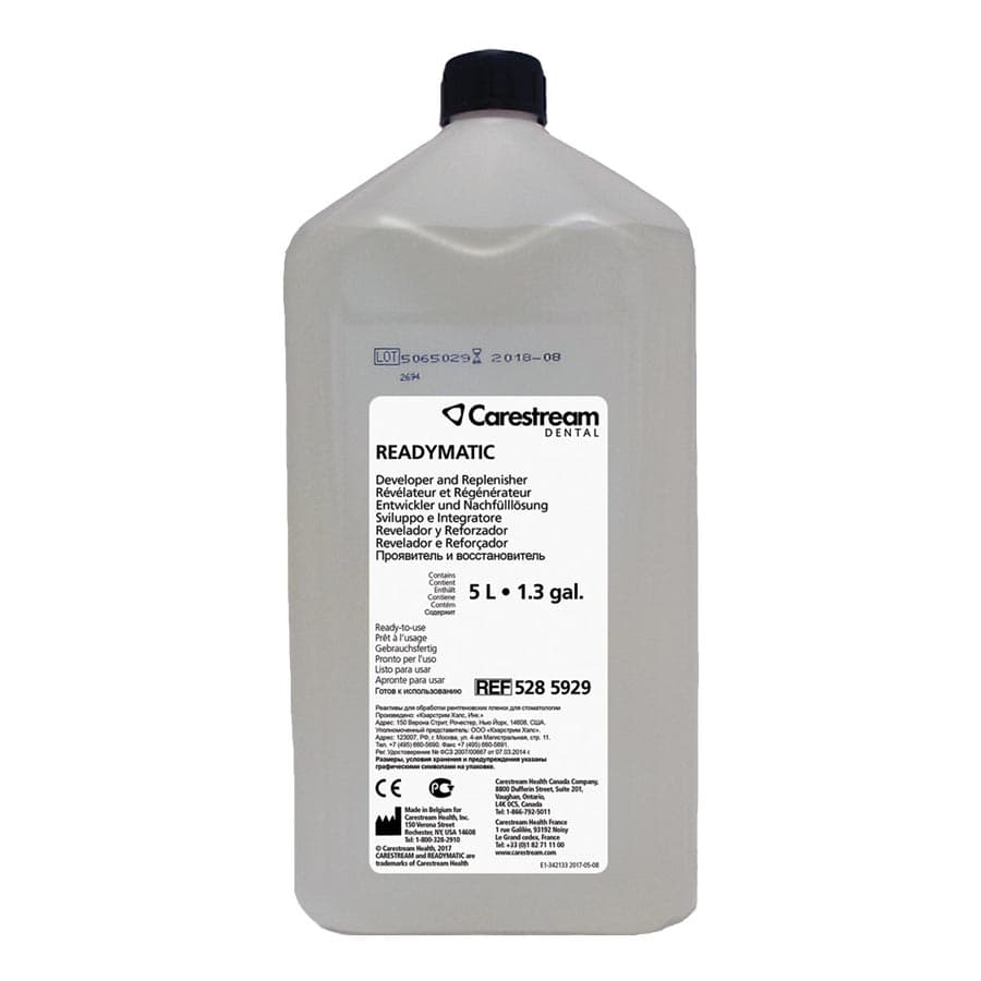 Carestream Readymatic Dental X-Ray Developer & Replenisher, 2 x 5 L Bottles, 5285929 thumbnail 6