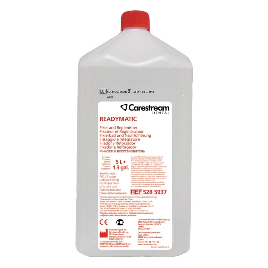 Carestream Readymatic Automatic Dental X-Ray Fixer & Replenisher, 5 L Bottles, 2/Case, 5285937 thumbnail 7