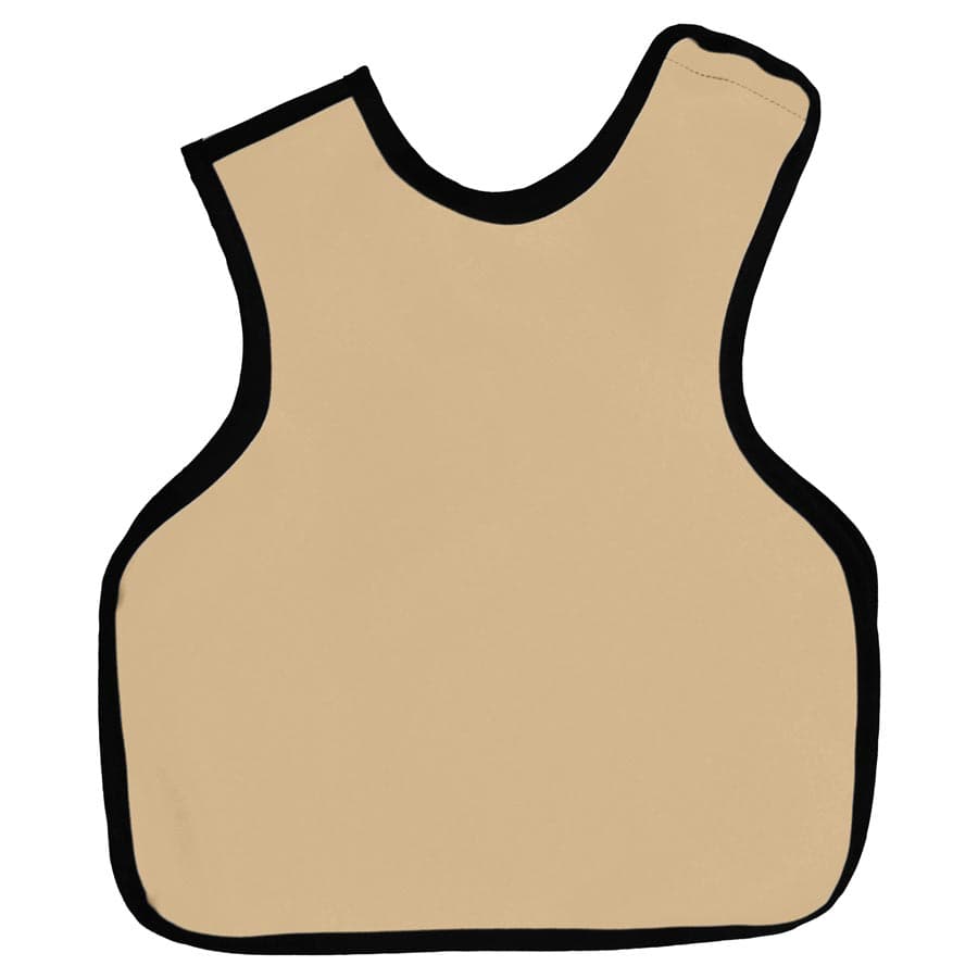 Cling Shield® Steel Grey Lead-Lined Adult Pano Dual Apron, No Collar, 0.3mm, 22-1/2" x 26-1/2", Each thumbnail 2