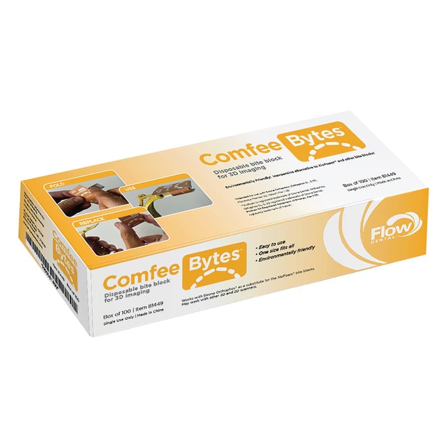 Comfee Bytes Disposable CBCT Bite Blocks, 100/Box, 81449 thumbnail 3