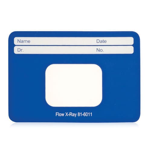 Flow Dental Perfect Pocket X-Ray Film Mounts, 1 Window Horizontal, Size 2, Blue, 100/Box, 816011 thumbnail 3