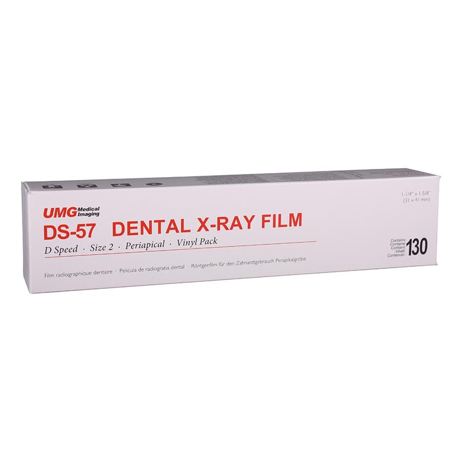 UMG D57 D-Speed Intraoral Dental X-Ray Film, Size 2, 130/Box, UMGD57 - Umg - D Speed Film - Image 1