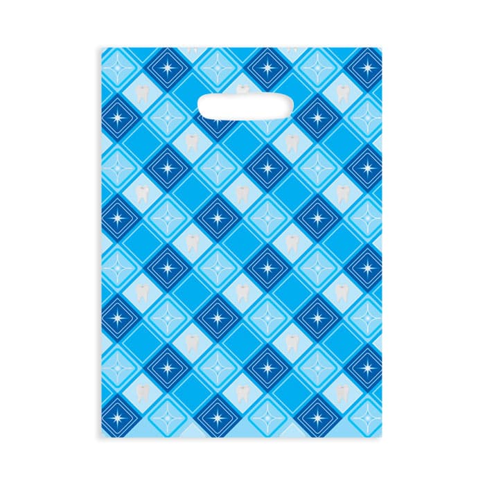 Sherman Specialty Scatter Bags, Tooth & Stars Design, 7.5" x 10", Clear, 100/Pkg, 98U thumbnail 4