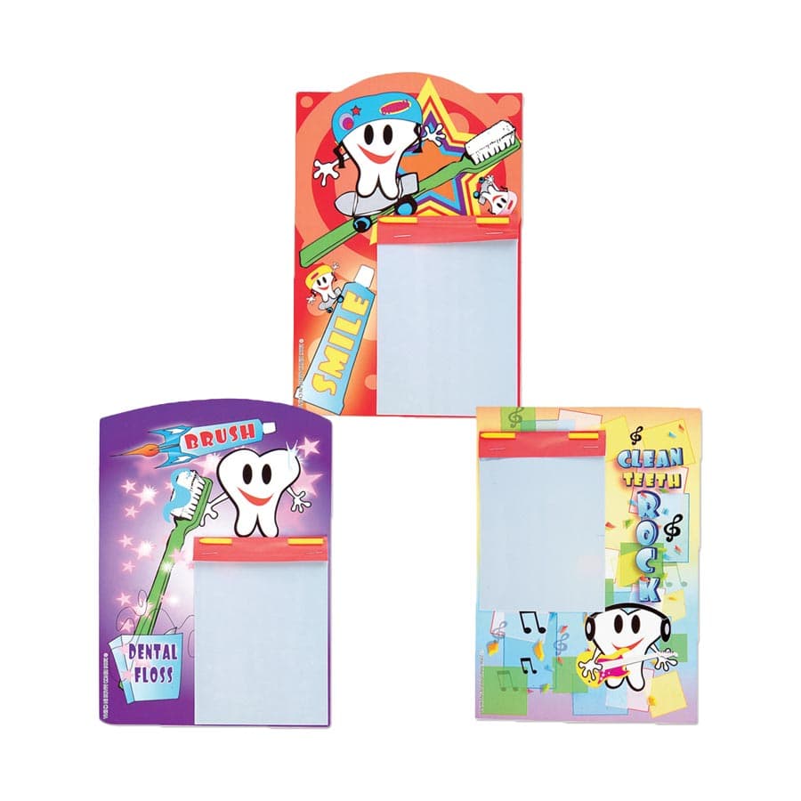 Sherman Specialty Dental Magic Erase Pads, Assorted Tooth Design, 5" x 7", 60/Pack, JV122 thumbnail 2