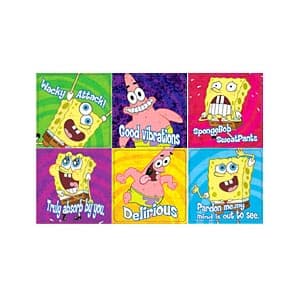 Sherman Specialty SpongeBob SquarePants Stickers, 2.5" Assorted Designs, 100 per Roll, PS346 thumbnail 3