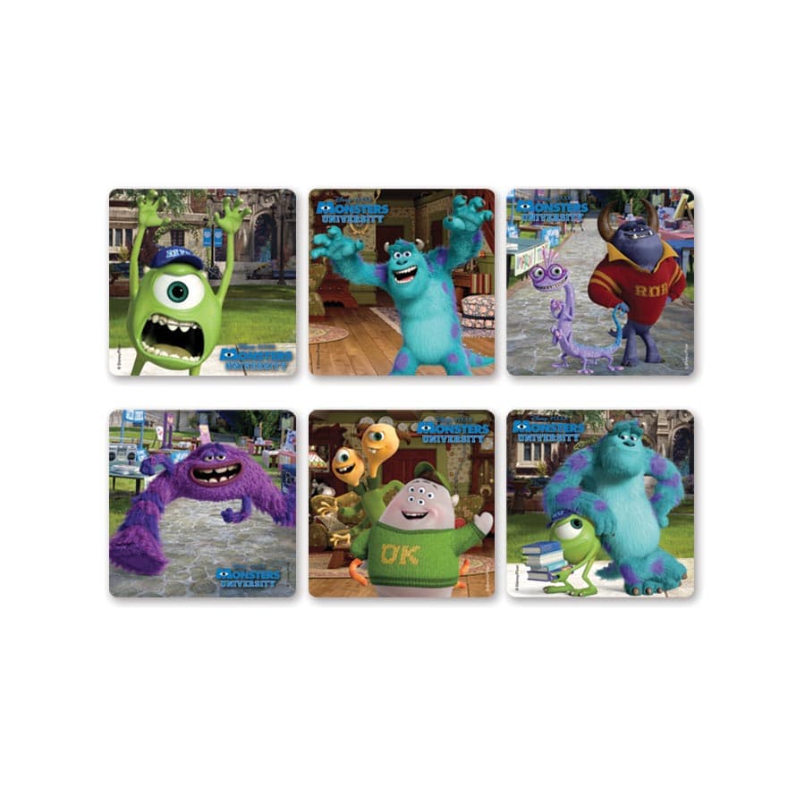 Monsters University Stickers, 2.5" Assorted Designs, 100 per Roll, PS543 thumbnail 4