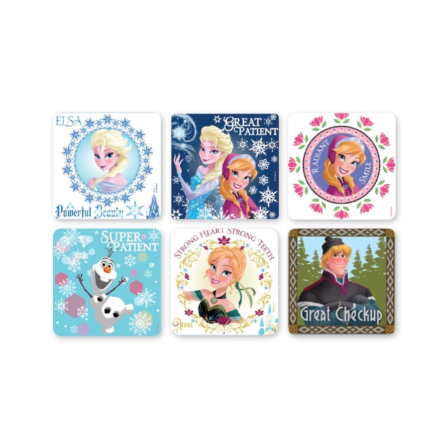 Disney Frozen Dental Stickers, Assorted 2.5" Square, 100/Roll, PS591 thumbnail 4