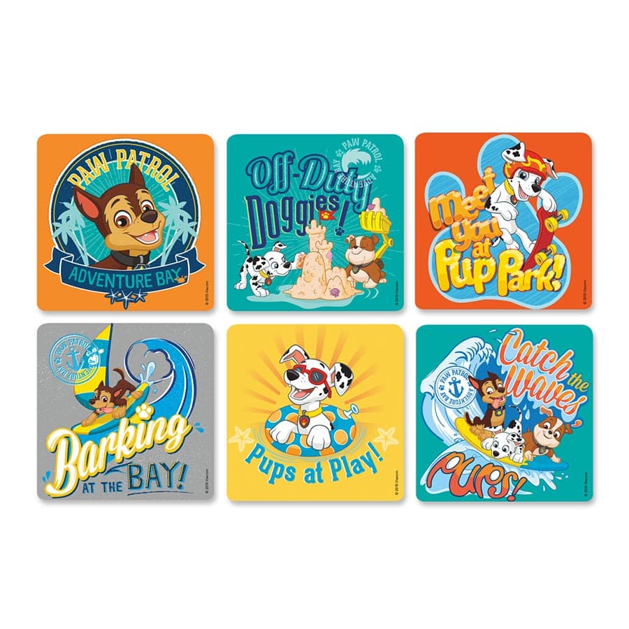 Paw Patrol Stickers, 2.5" Square, Assorted Designs, 100/Roll, PS607 thumbnail 4
