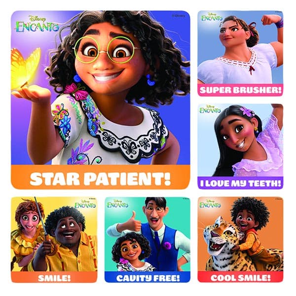 Sherman Specialty Encanto Patient Stickers, Assorted 2.5" x 2.5", 100/Roll, PS749 thumbnail 4