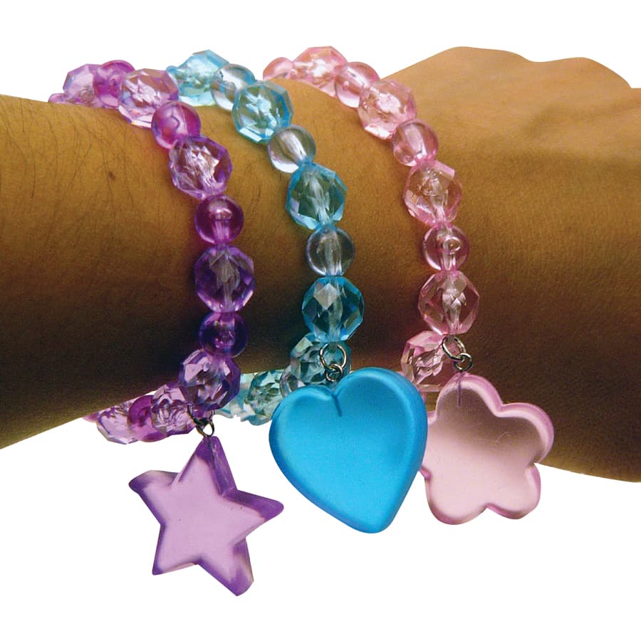 Sherman Specialty Pastel Bead Bracelet Assortment, 24/Pkg, S1564 thumbnail 4