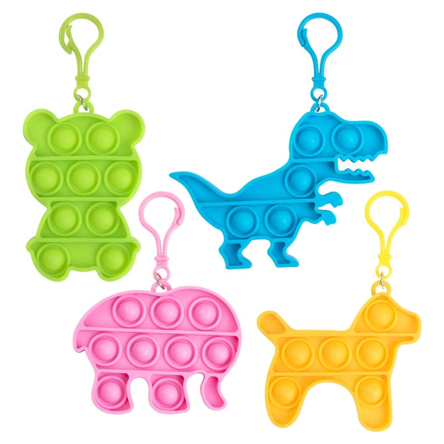 Sherman Specialty Popper Toy Keychain Assortment, 24/Pack, S25216 thumbnail 4