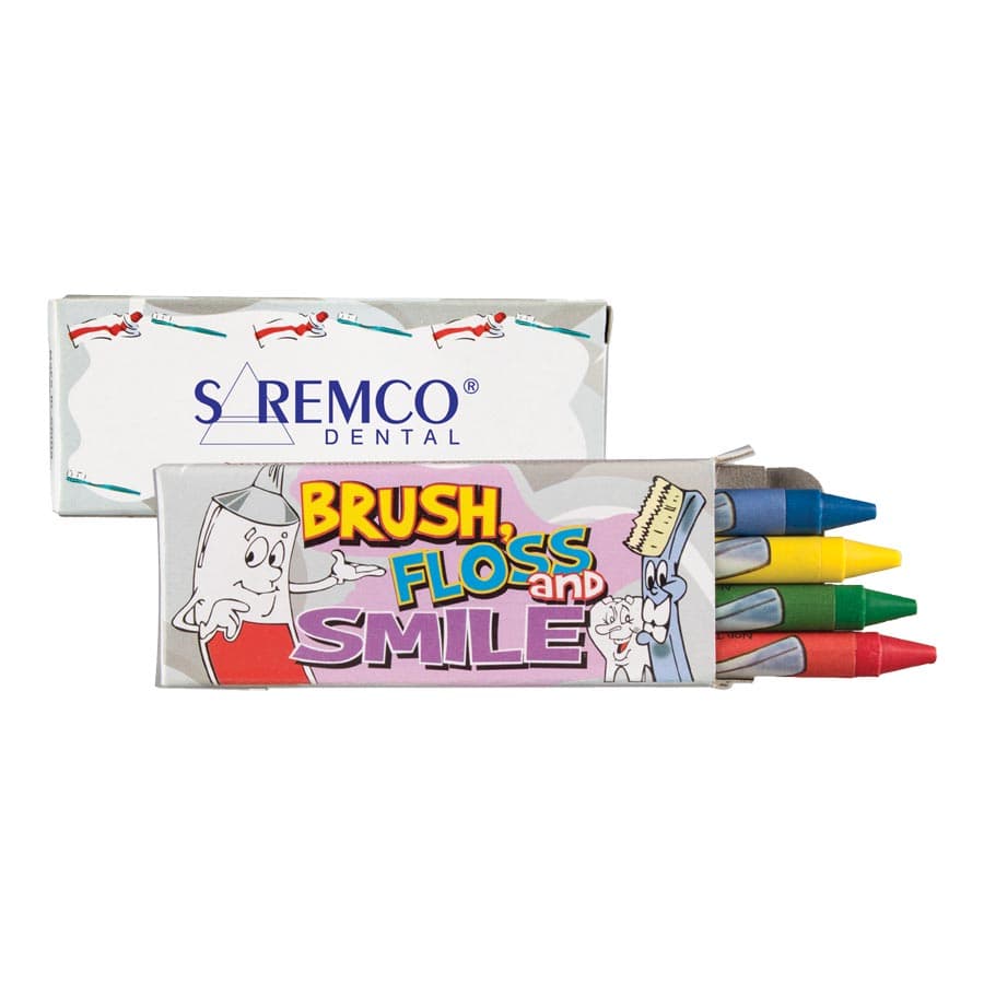 Sherman Specialty Dental Theme Crayons, 4-Pack Boxes, 50 Boxes/Pack, S9668 thumbnail 2