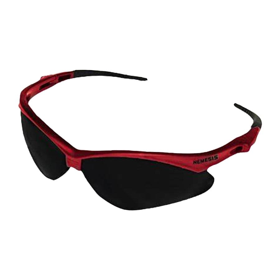 Kimberly-Clark Nemesis Inferno Safety Glasses, Red Frame, Smoke Lens - Kimberly Clark - Nemesis Inferno Safety Glasses - Image 1
