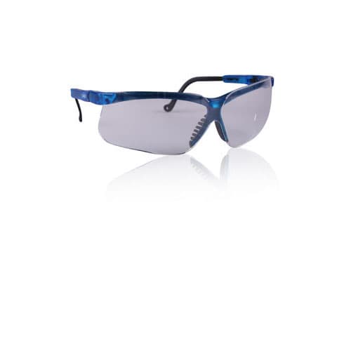 Uvex Genesis Safety Glasses, Clear Lens, Vapor Blue Frame, 1/Pk, 355816 thumbnail 13