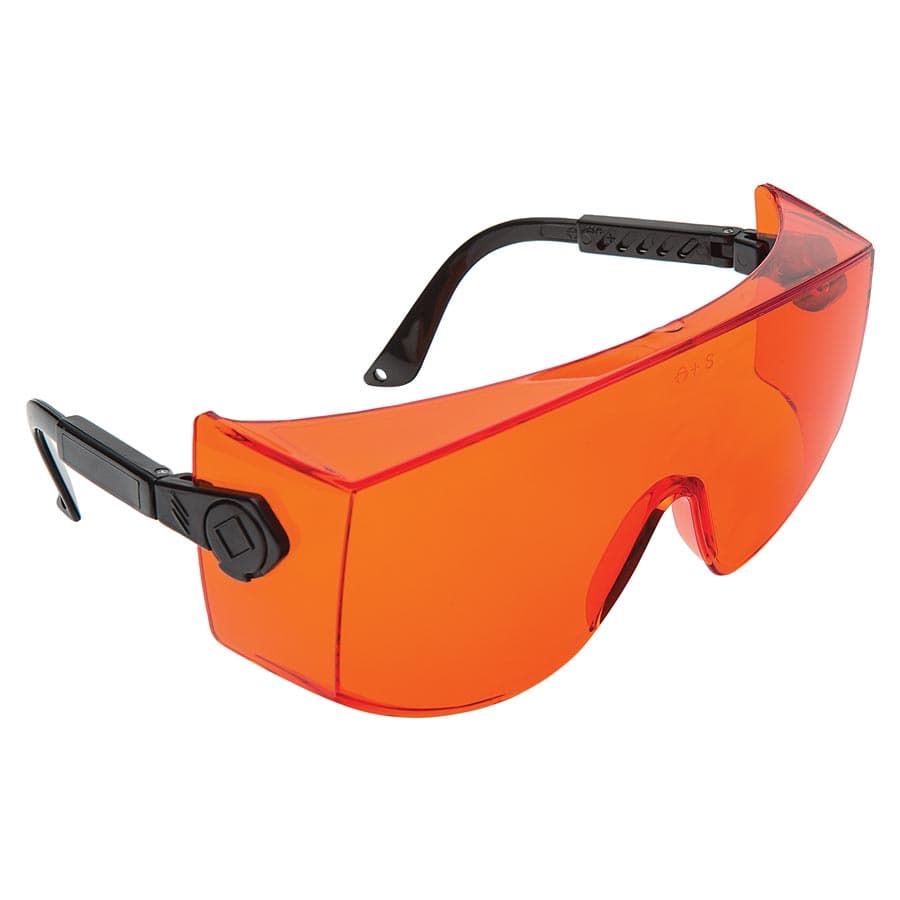 Palmero OverBond Bifocal Protective Eyewear, Red-Orange Bonding Lens, Black Frame, 3602BOND thumbnail 3
