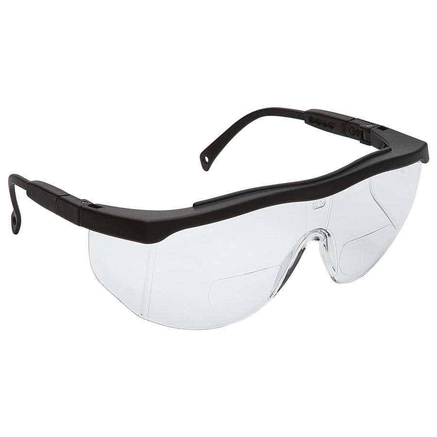 ProVision® Bifocal Safety Eyewear, 1.5 Diopter, Black Frame/Clear Lens, 3701B thumbnail 10