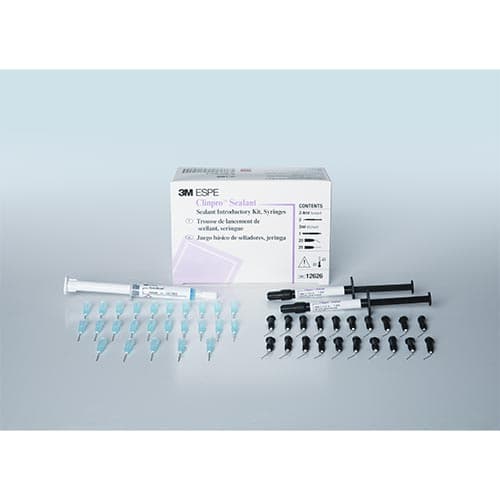 3M Clinpro Sealant Introductory Kit Syringes, Light Cure, Pink-to-White Color Change, 2 x 1.2 mL Syringes, 12626 thumbnail 14