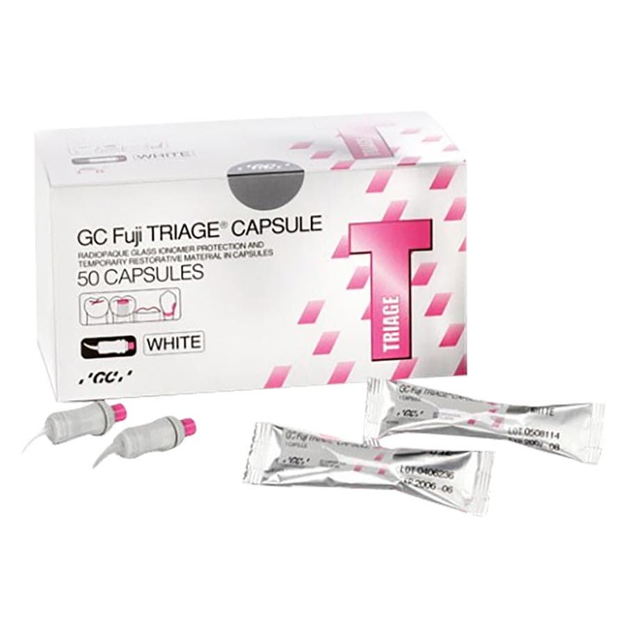 GC Fuji TRIAGE EP Glass Ionomer Pit & Fissure Sealant, White, 50 Capsules/Box, 013605 thumbnail 6
