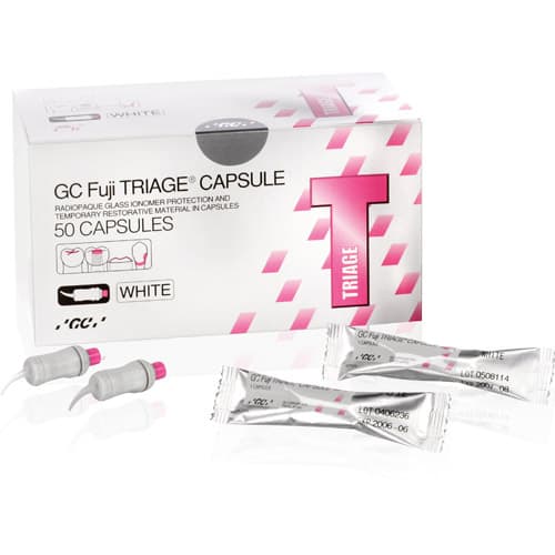 GC Fuji TRIAGE Glass Ionomer Sealant and Surface Protectant Capsules, White, 0.13 ml, 50/Box, 002269 thumbnail 8