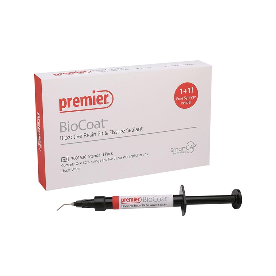 BioCoat Bioactive Resin Pit & Fissure Sealant, Standard Pack, 1.2 ml Syringe, White, 1/Pk, #3001530 thumbnail 6
