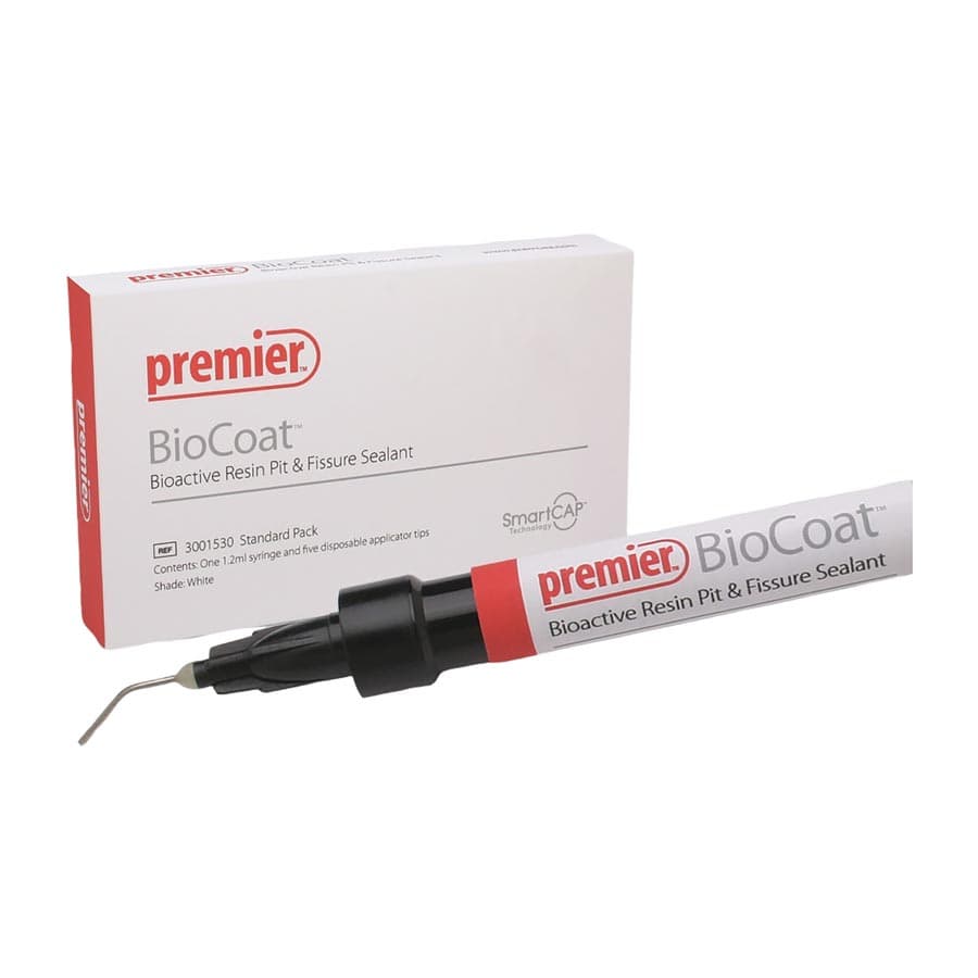 BioCoat Bioactive Resin Pit & Fissure Sealant Value Pack, 4 x 1.2 mL Syringes with 20 Applicator Tips, #3001531 thumbnail 4