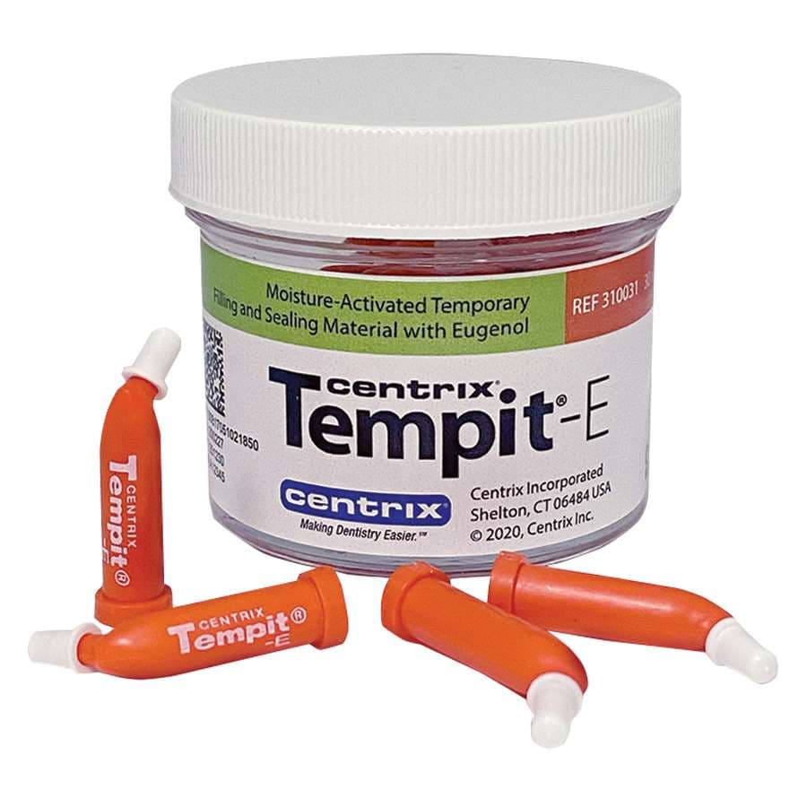 Tempit-E with Eugenol Temporary Filling Material, Prefilled Tips, 0.35g, 30/Pack, 310031 thumbnail 12