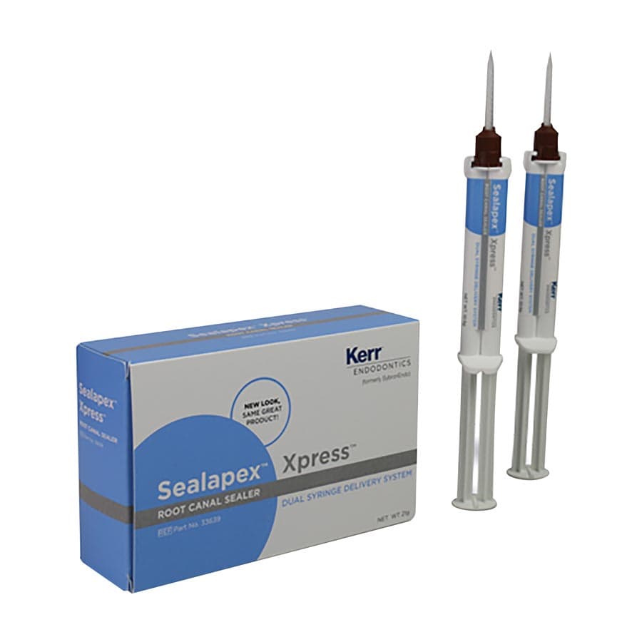 Sealapex Xpress Root Canal Sealer, Non-Eugenol Calcium Hydroxide, Automix Dual Syringe, 10.5 g, 2/Pk, 33639 thumbnail 13